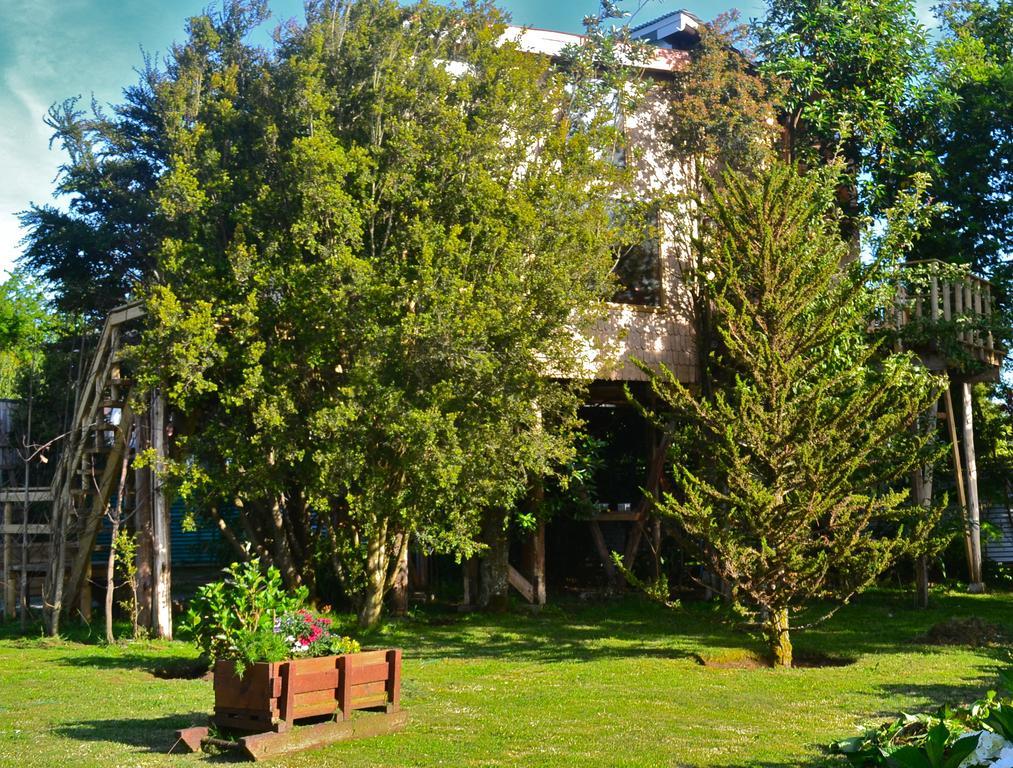 カストロ La Casa Del Arbol De Chiloeヴィラ エクステリア 写真